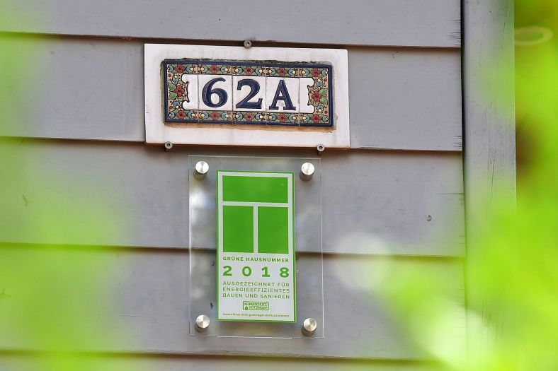 Grüne Hausnummer Grüne Hausnummer © Stadt Göttingen / Mischke