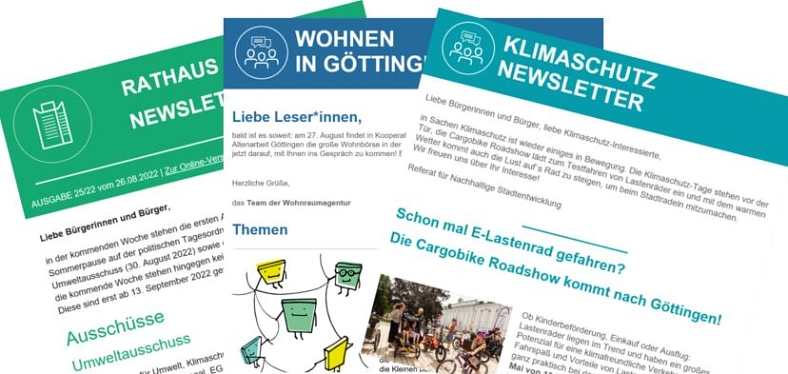 Newsletter Newsletter © Stadt Göttingen
