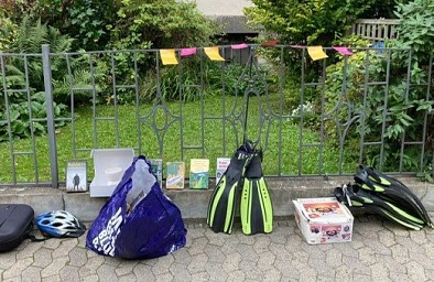 Waren auf Gehweg&nbsp;&copy;&nbsp;Stadt Göttingen